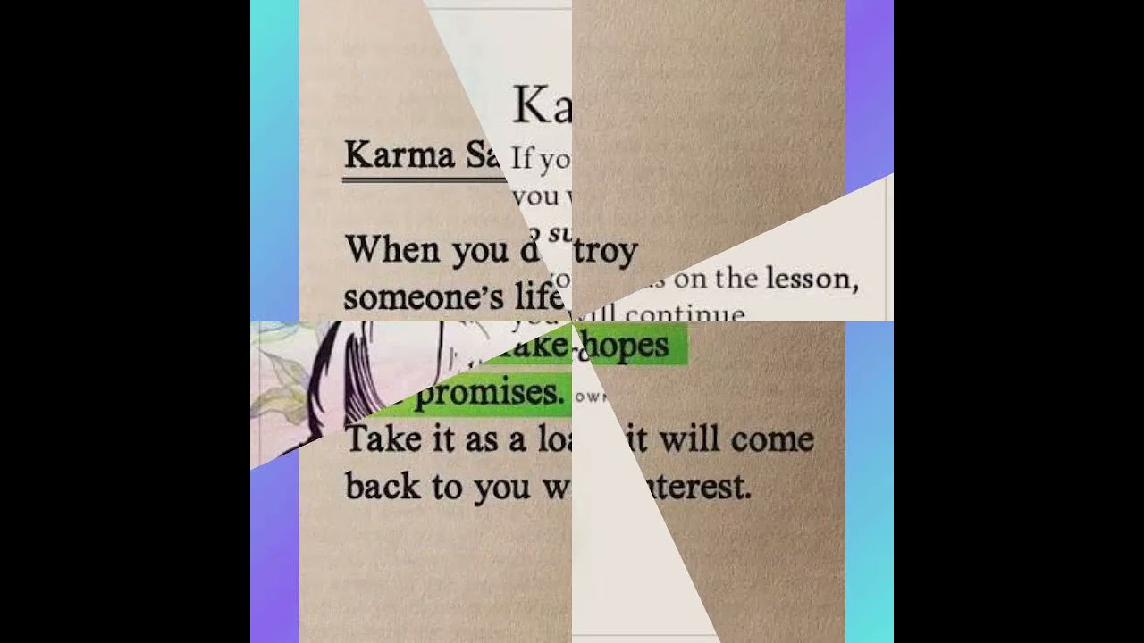 What goes around that comes back Law of karma 🔥🔥