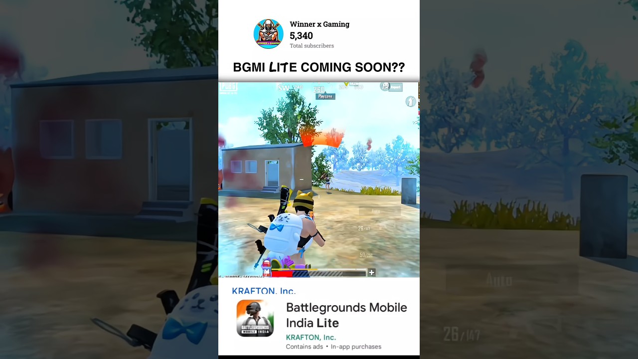 BGMI Lite Coming Soon?😍 #bgmi #pubgindia #bgmiindia #bgmiliteindia #shorts
