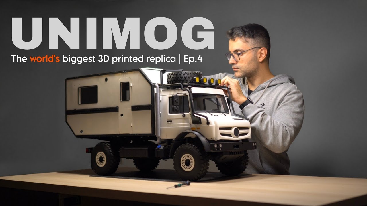 3D printed OVERLAND CAMPER | UNIMOG U5023 replica | Assembly video - Ep.4