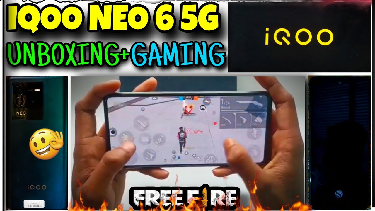 IQOO NEO 6 5G UNBOXING 🎁 FREE FIRE HANDCAM ⚡