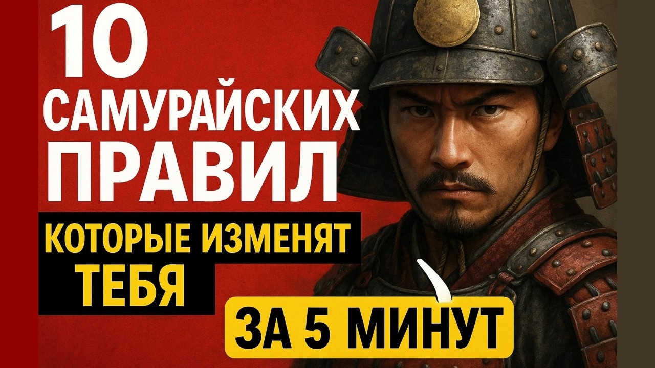 10 Самурайских Правил, которые Изменят Тебя За 5 Минут