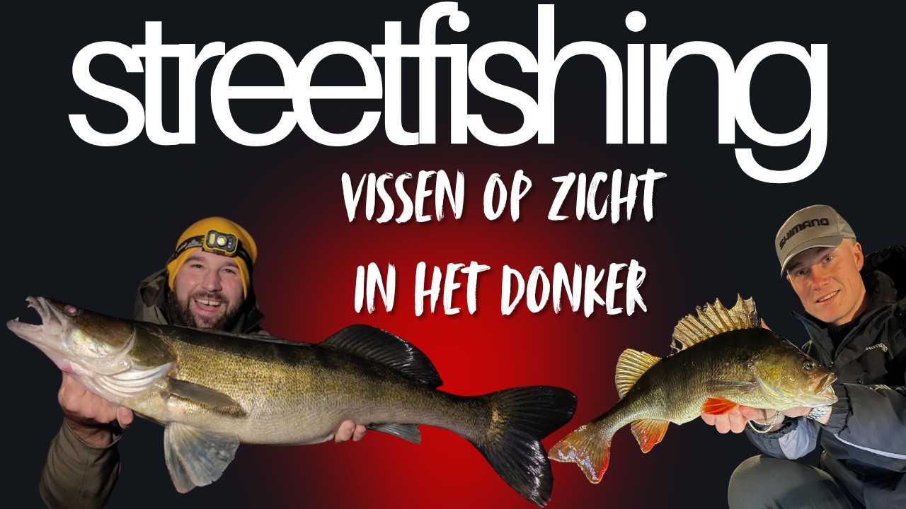 Streetfishing, Vissen op zicht in het donker