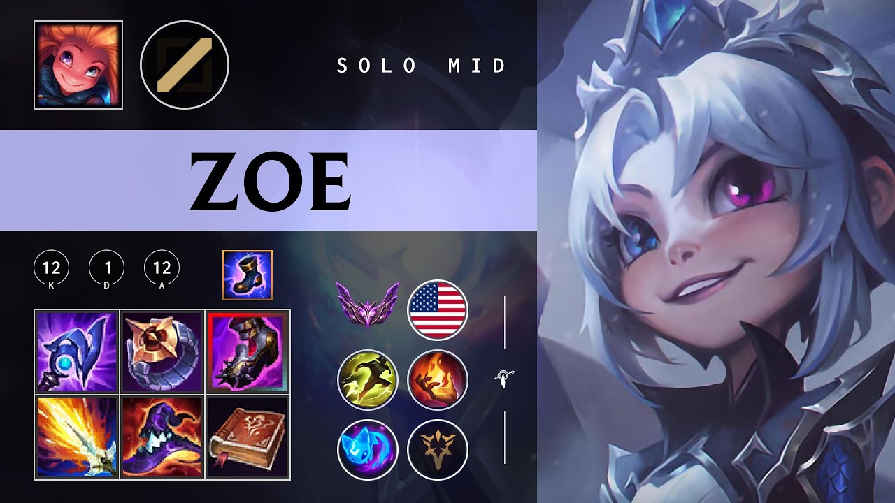 Zoe Mid vs Veigar - NA Master Patch 26.05