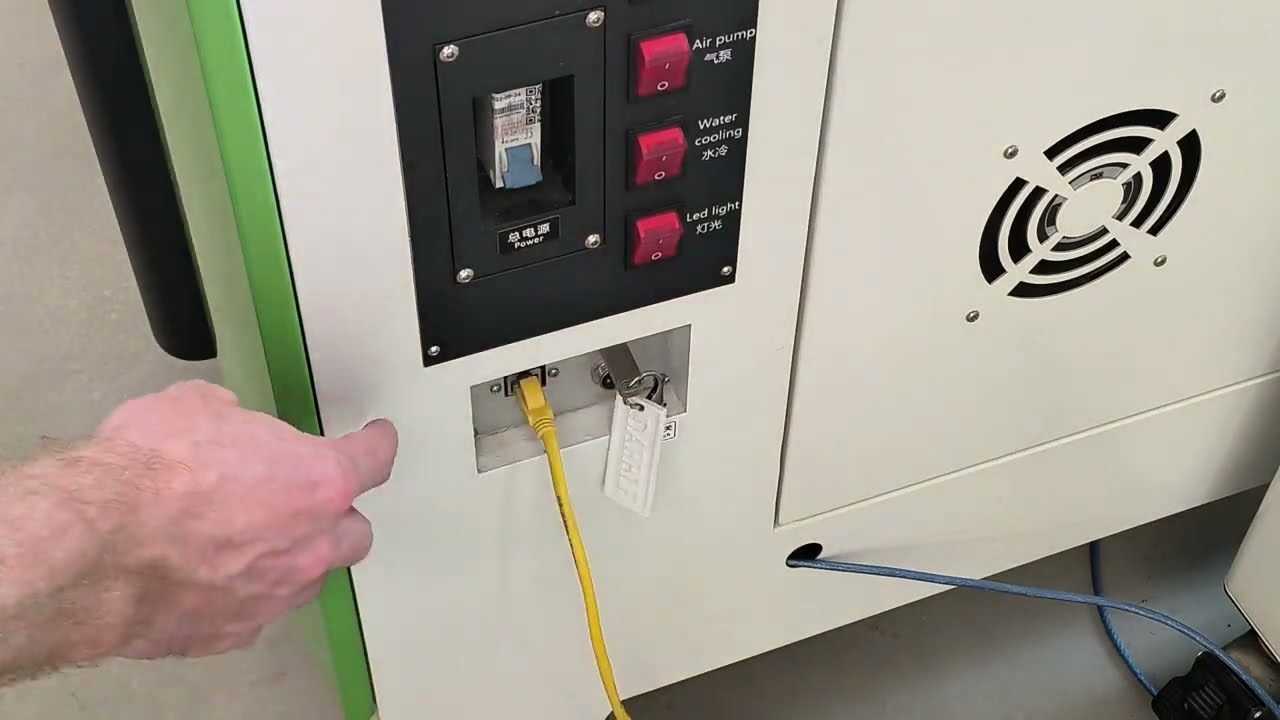Laser Cutter via Ethernet Cable no more USB (HAN'S YUMING LASER)