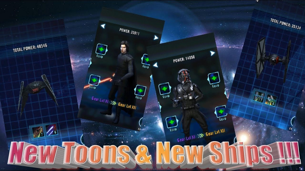 New First Order Ships and Characters!!!!   Stream Star Wars&trade;: Galaxy of Heroes