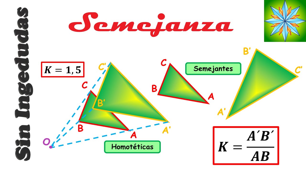 Transformaci&oacute;n geom&eacute;trica de semejanza | Dibujo T&eacute;cnico | Sin Ingedudas