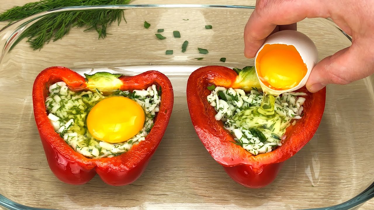У вас есть перец? Срочно приготовьте этот вкусный завтрак! Рецепт завтрака #58