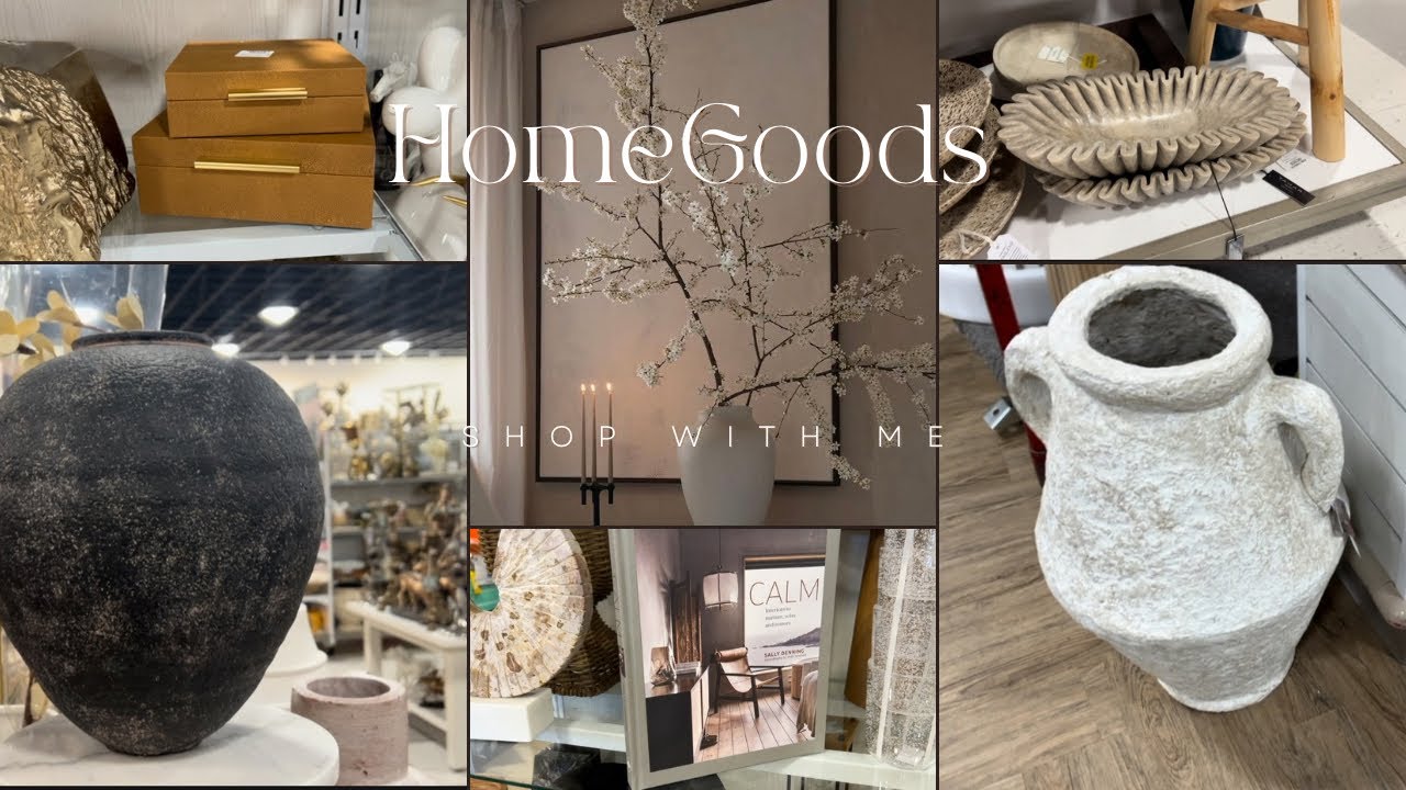 New HomeGoods Shop With Me || High-End Decor Finds || Home Decor Shopping