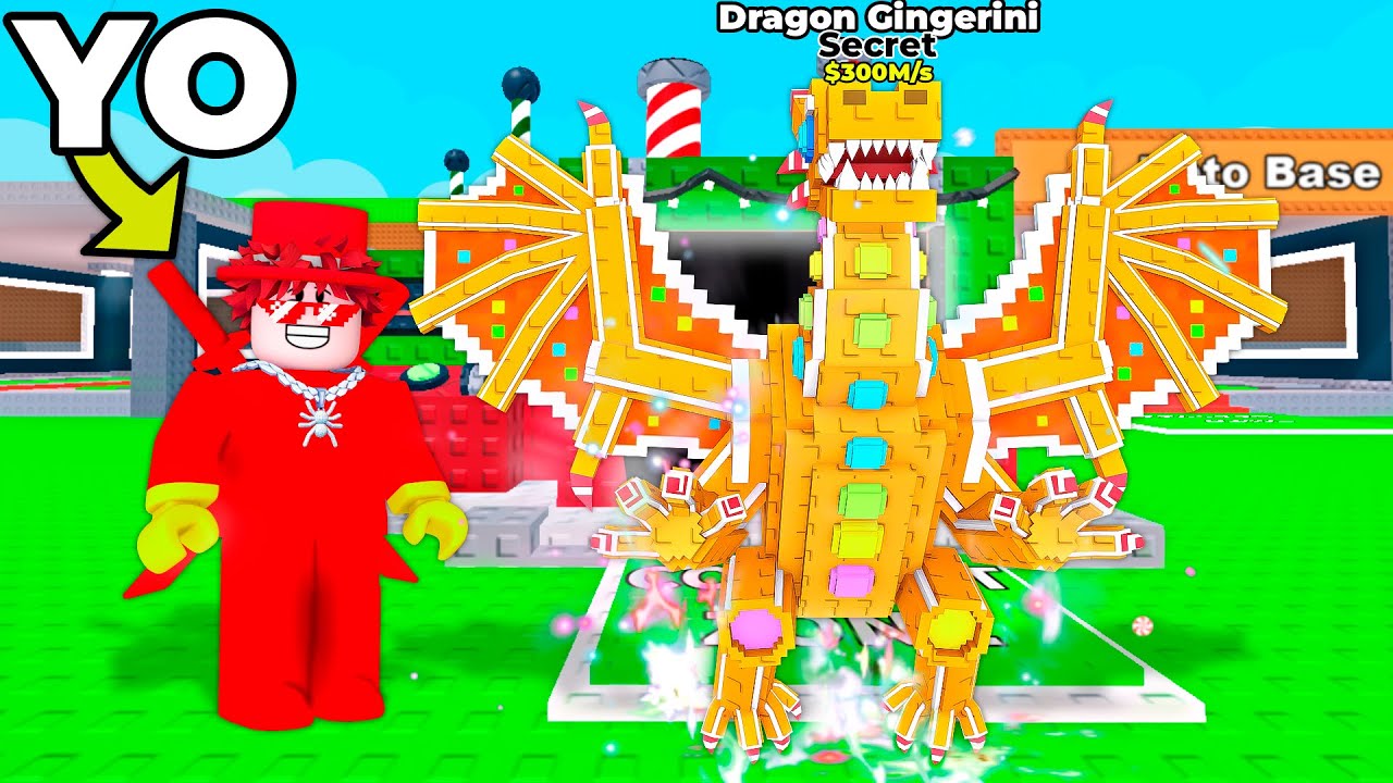 Fuí el PRIMERO en CONSEGUIR el DRAGON GINGERINI en TODO Steal a Brainrot