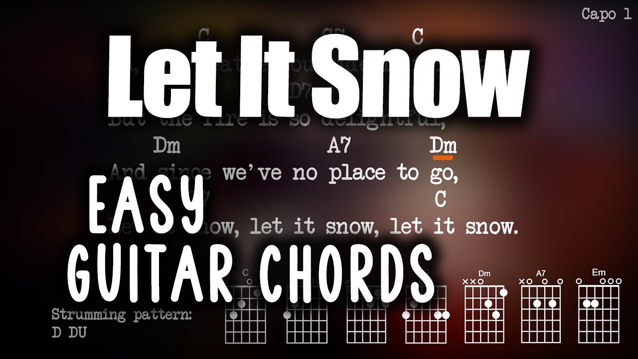 Let It snow Guitar Chords/Play Along