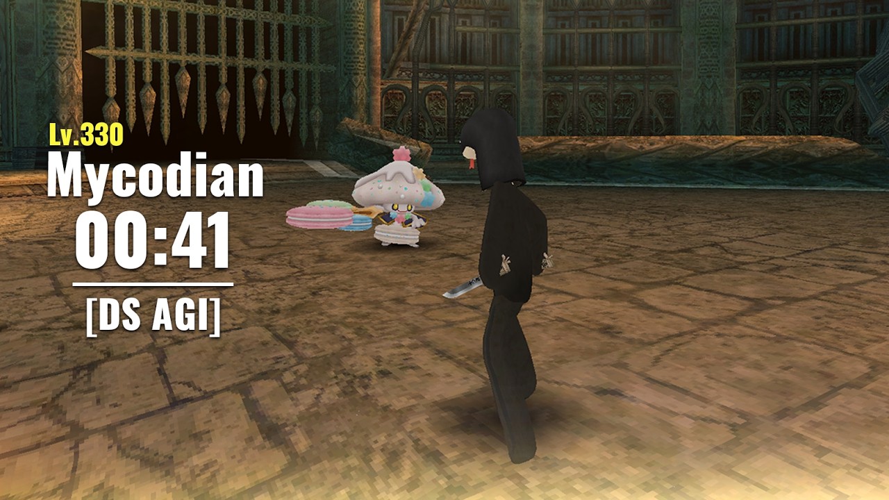 [Toram online] DS vs Mycodian Lv.330 (00:41) / Solo