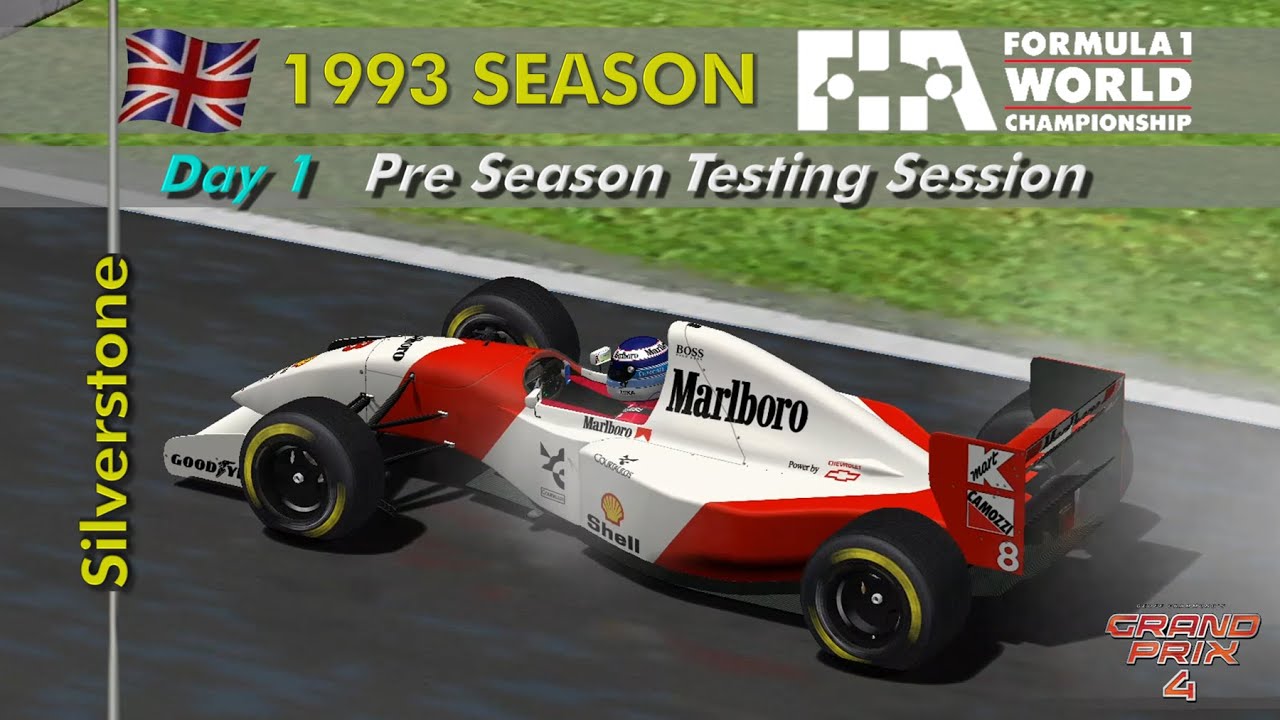 1993 - PreSeason Testing - Day 1 (GP4 F1 History Simulation)