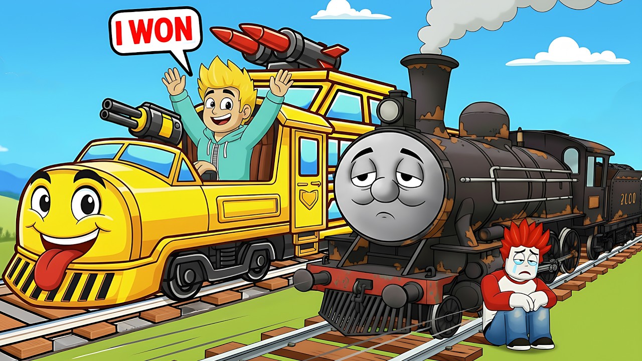 I SPEND 998,999,999$ FOR BUILD A FASTEST TRAIN 🛤️🛤️