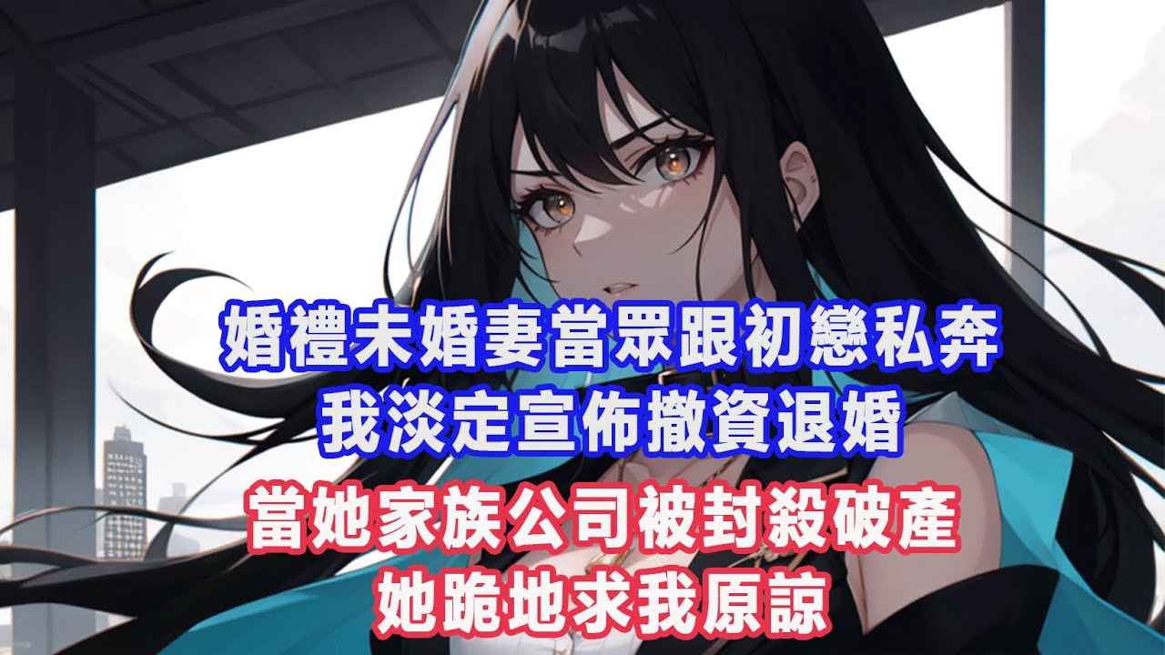 婚禮未婚妻當眾跟初戀私奔，我淡定宣佈撤資退婚，當她家族公司被封殺破產，她跪地求我原諒#出軌小說 #愛情故事 #白月光 #幸福人生#生活经验 #情感故事