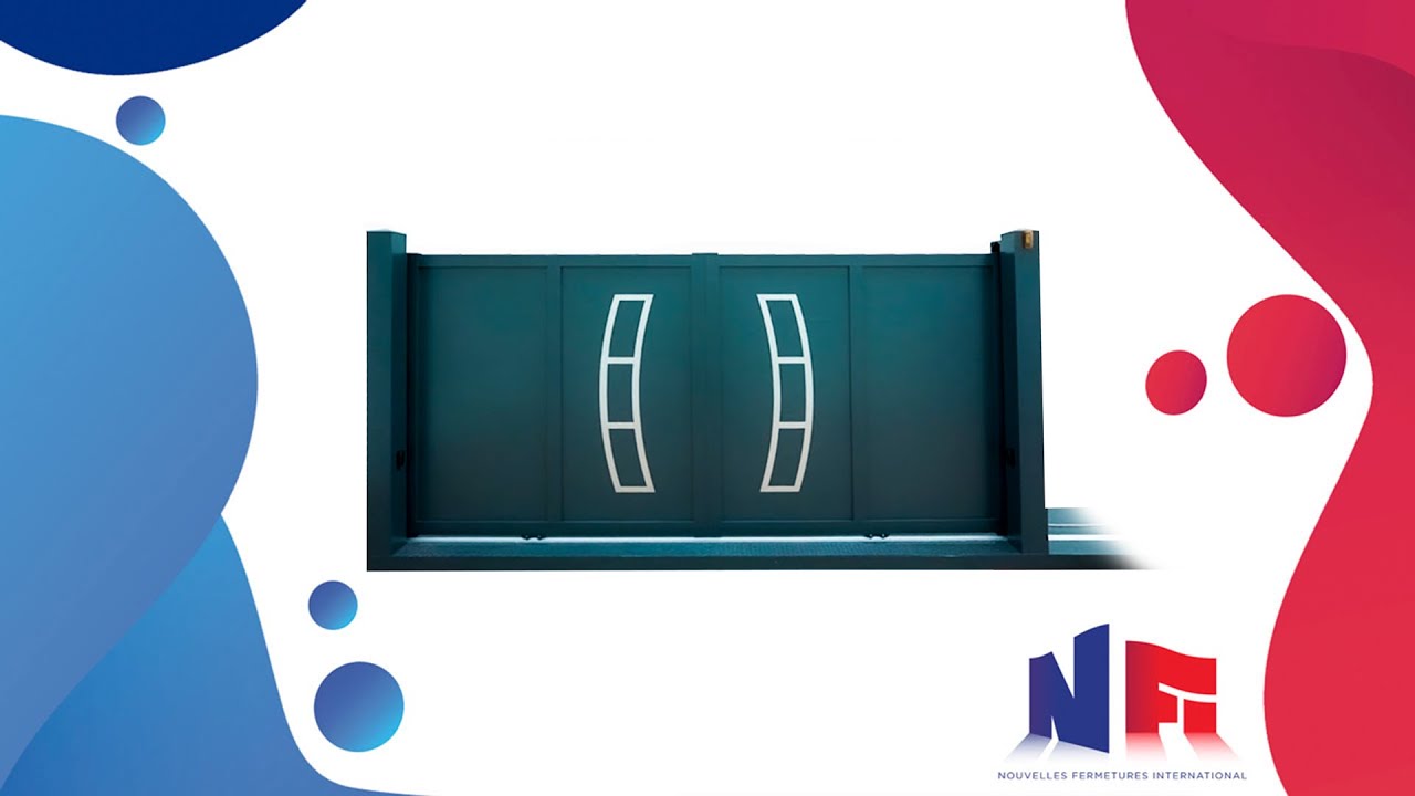Portail Coulissant 1 Pan (Automatisme Sirius)