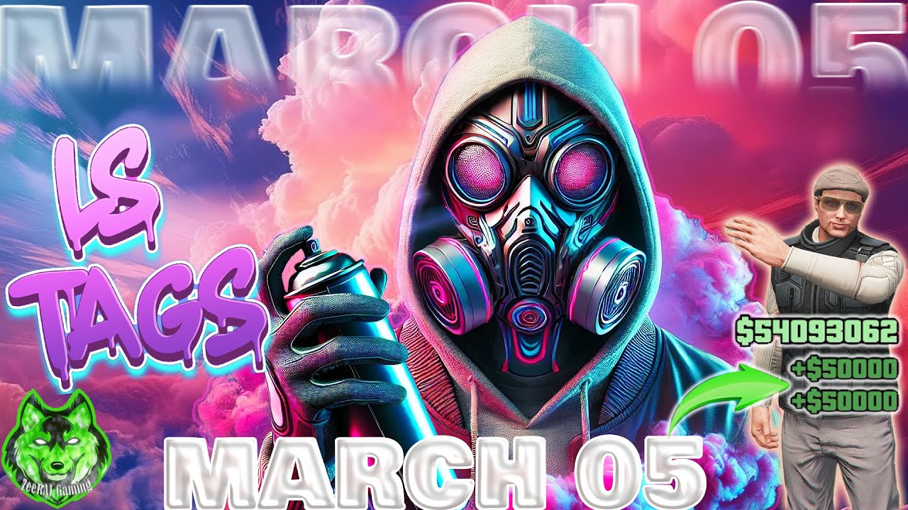 GTA Online LS Tags Location Today March 05 | I Found ALL 5 LS Tags in GTA Online Today!
