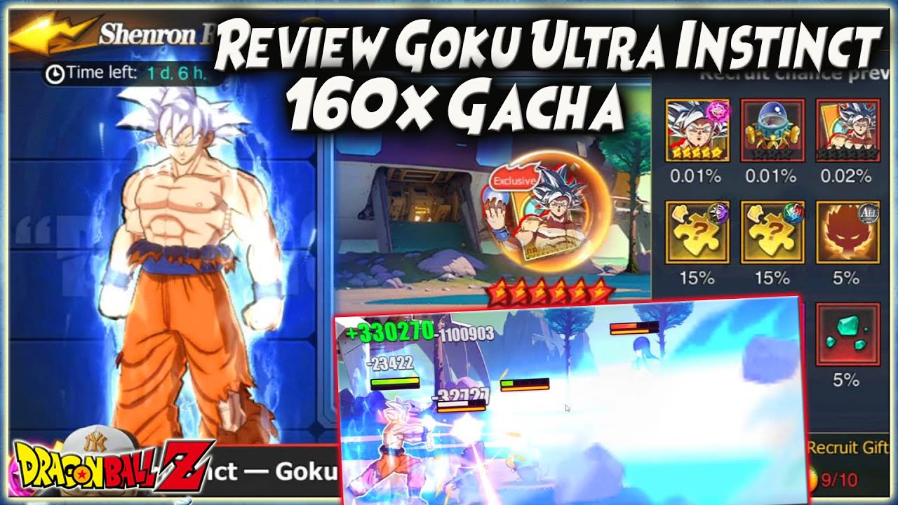 160x GACHA & REVIEW GOKU ULTRA INSTINCT 