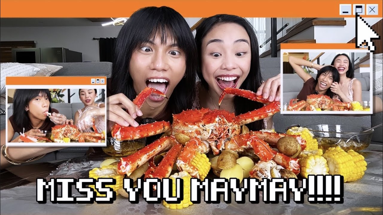 KING CRAB MUKBANG + CATCH UP WITH MAYMAY ENTRATA PART 2! | mimiyuuuh