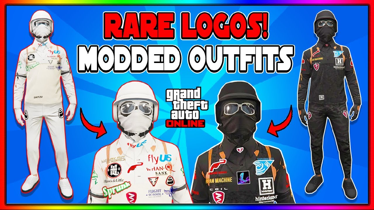 GTA 5 ONLINE HOW TO GET RACE LOGOS MODDED OUTFIT COMPONENTS TRANSFER GLITCH! NO SAVE WIZARD NO BEFF!