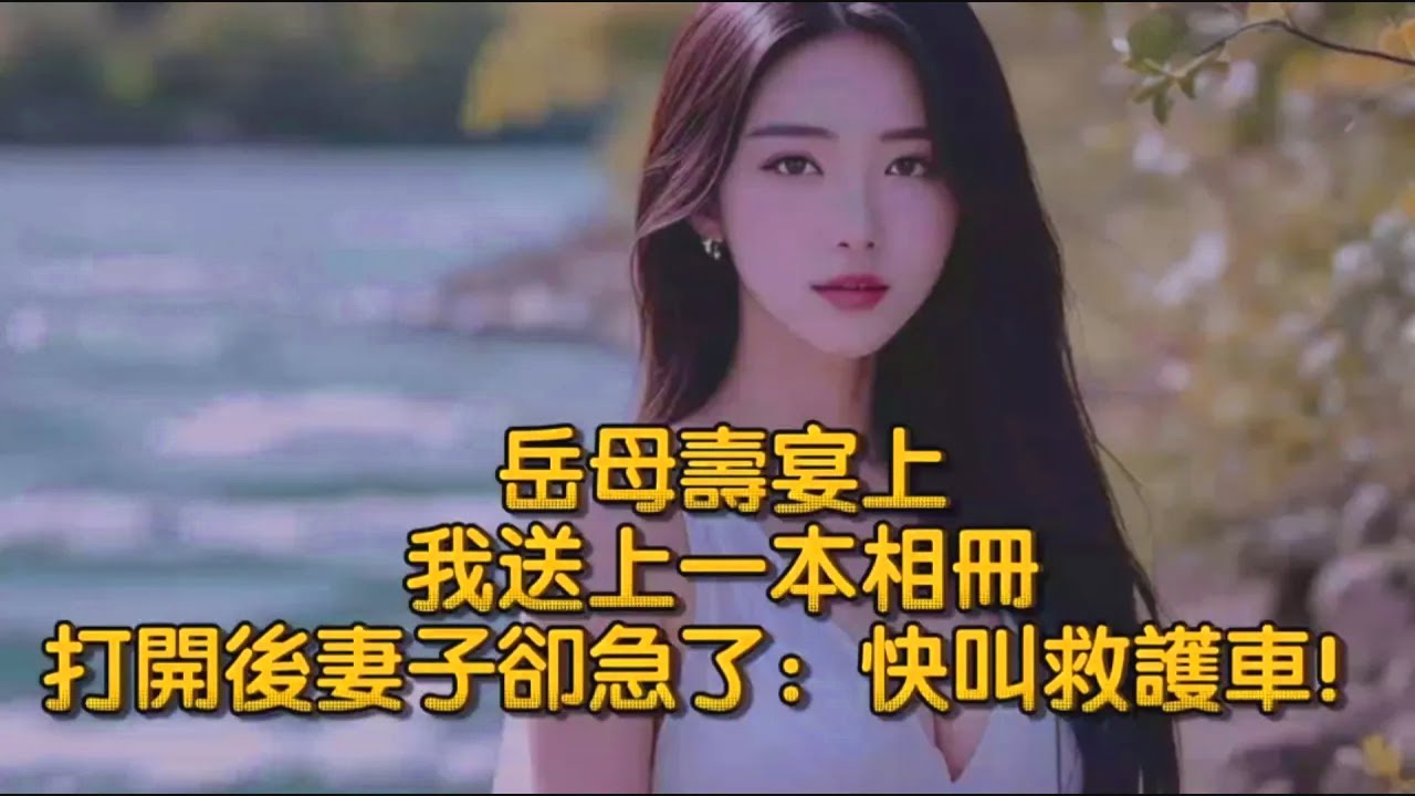 岳母壽宴上，我送上一本相冊，打開後妻子卻急了：快叫救護車！