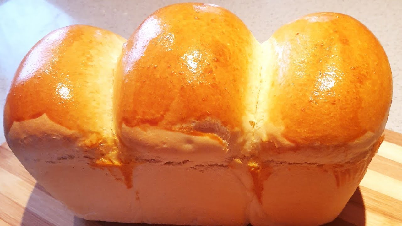 Pâine pufoasa cu lapte și unt/Homemade  Bread Loaf with milk and butter