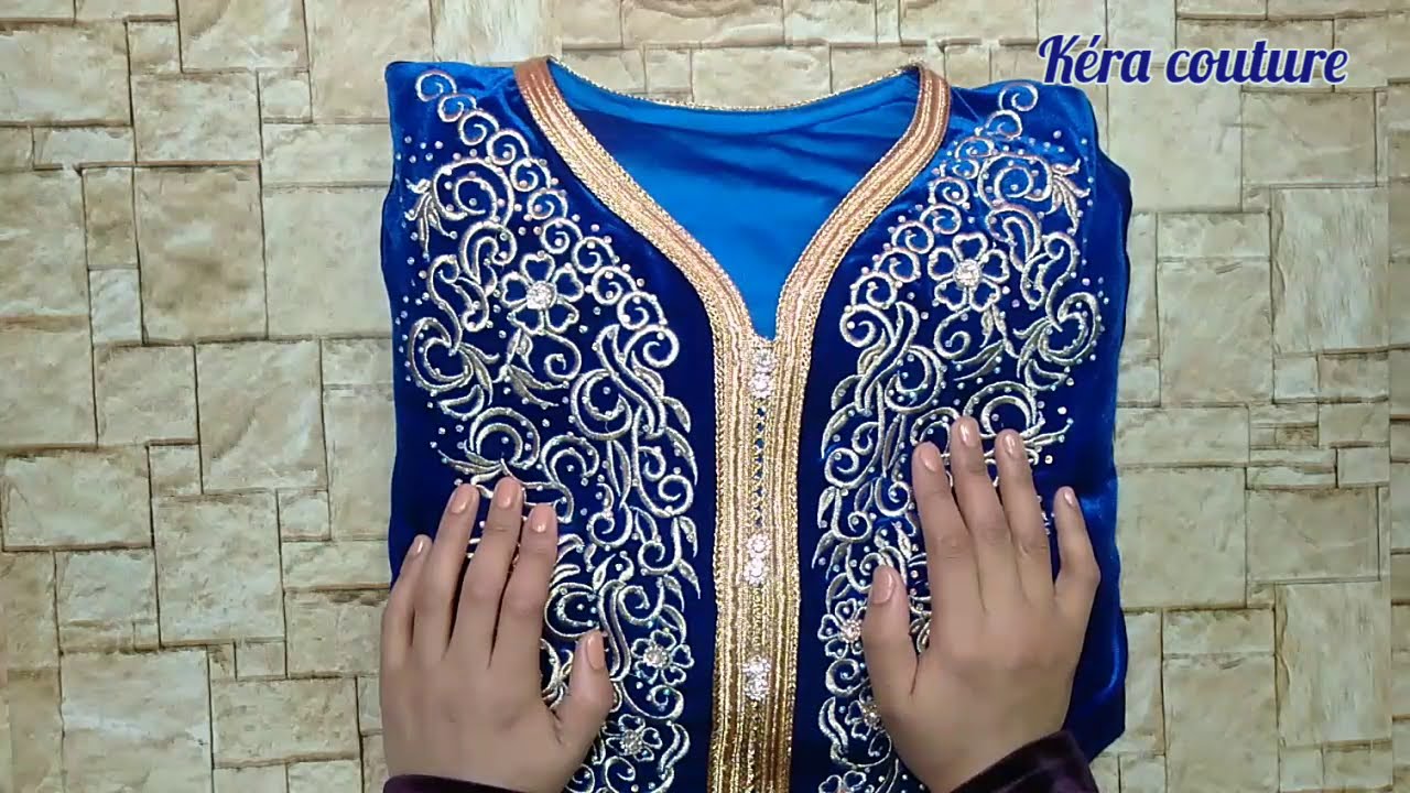تعديل طول القفطان بالسفيفة بالطريقة محترفة 😘😘😘😘