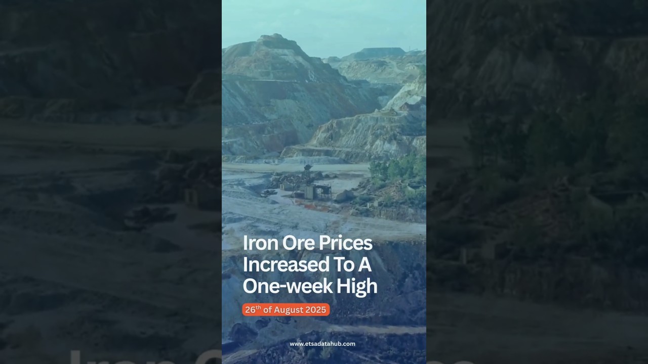 📈Iron ore prices increased to a one-week high | ETSA Datahub