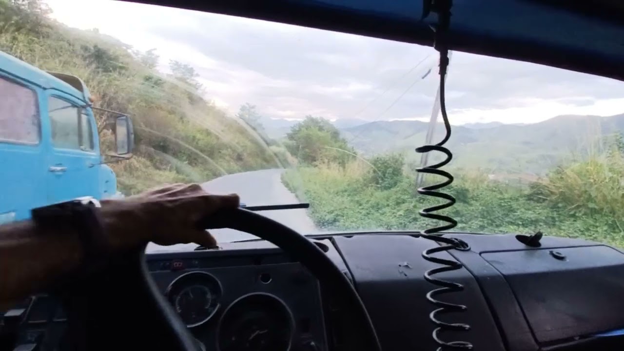 descendo a serra com o mb 1113 no freio motor