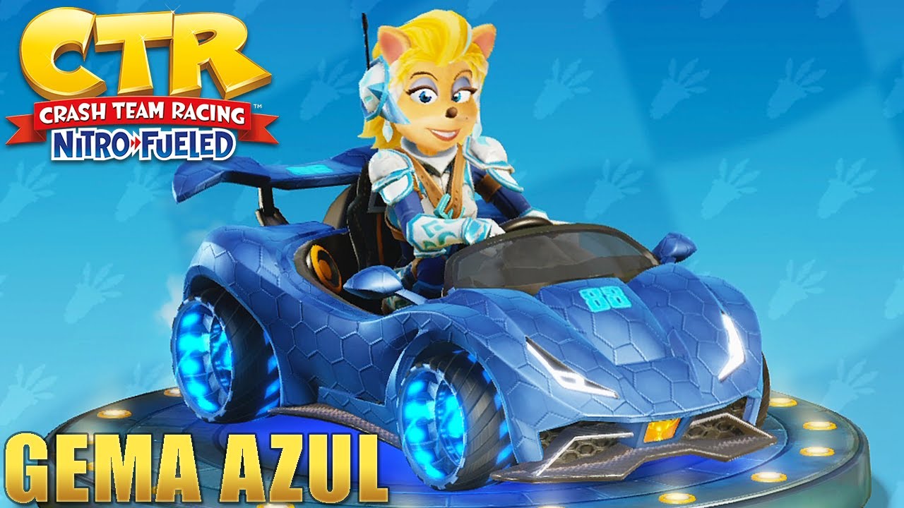 COPA da GEMA AZUL CRASH TEAM RACING Nitro-Fueled