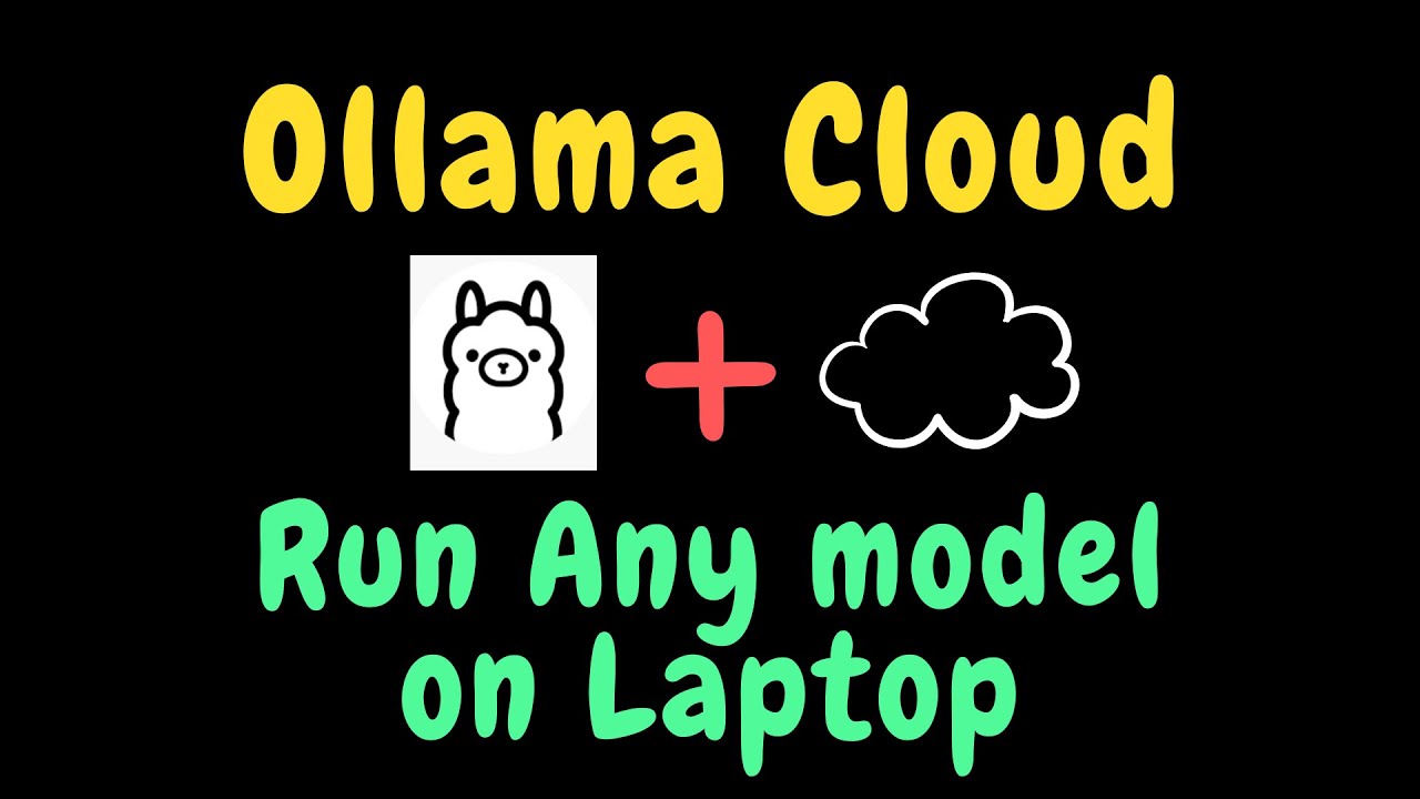 Ollama Cloud — запуск любых больших моделей с открытым исходным кодом с ноутбука