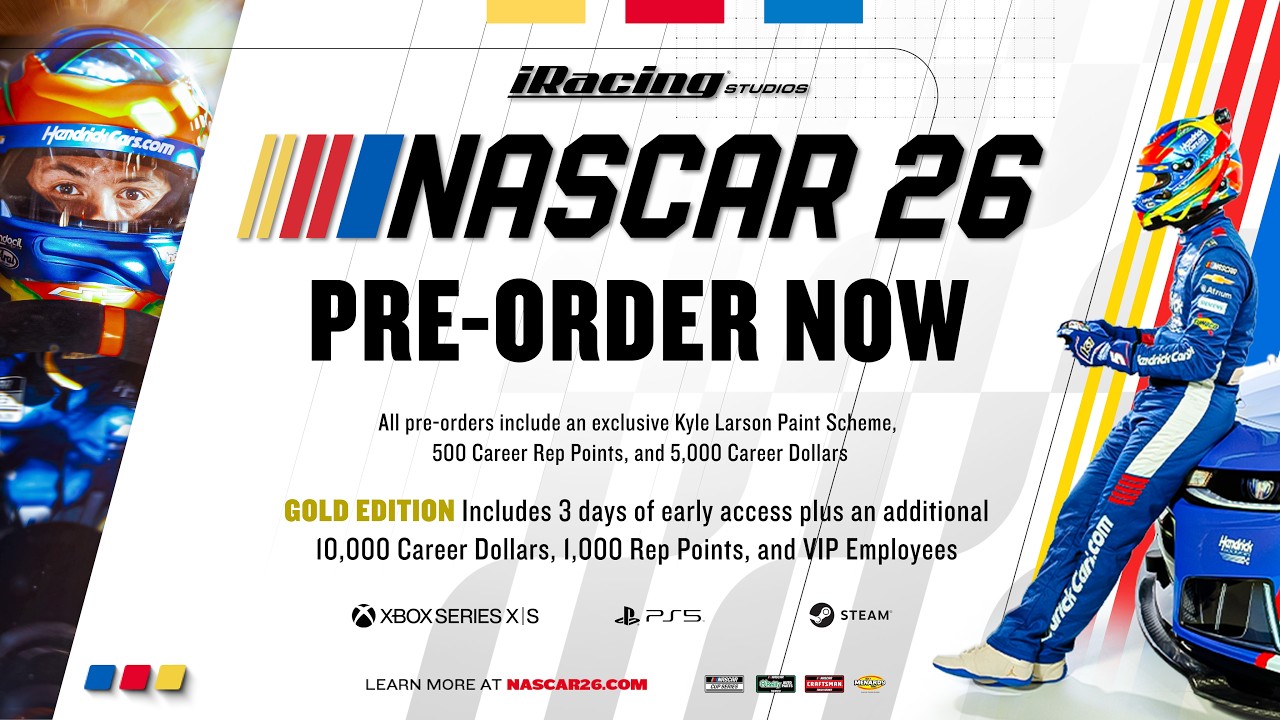 Геймплейный трейлер NASCAR 26