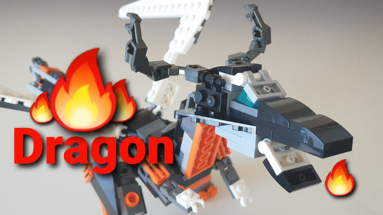 Unofficial LEGO - DRAGON - DECOOL - 3122 - 3 in 1 Alternate [How to Build Lego Dragon - TUTORIAL]