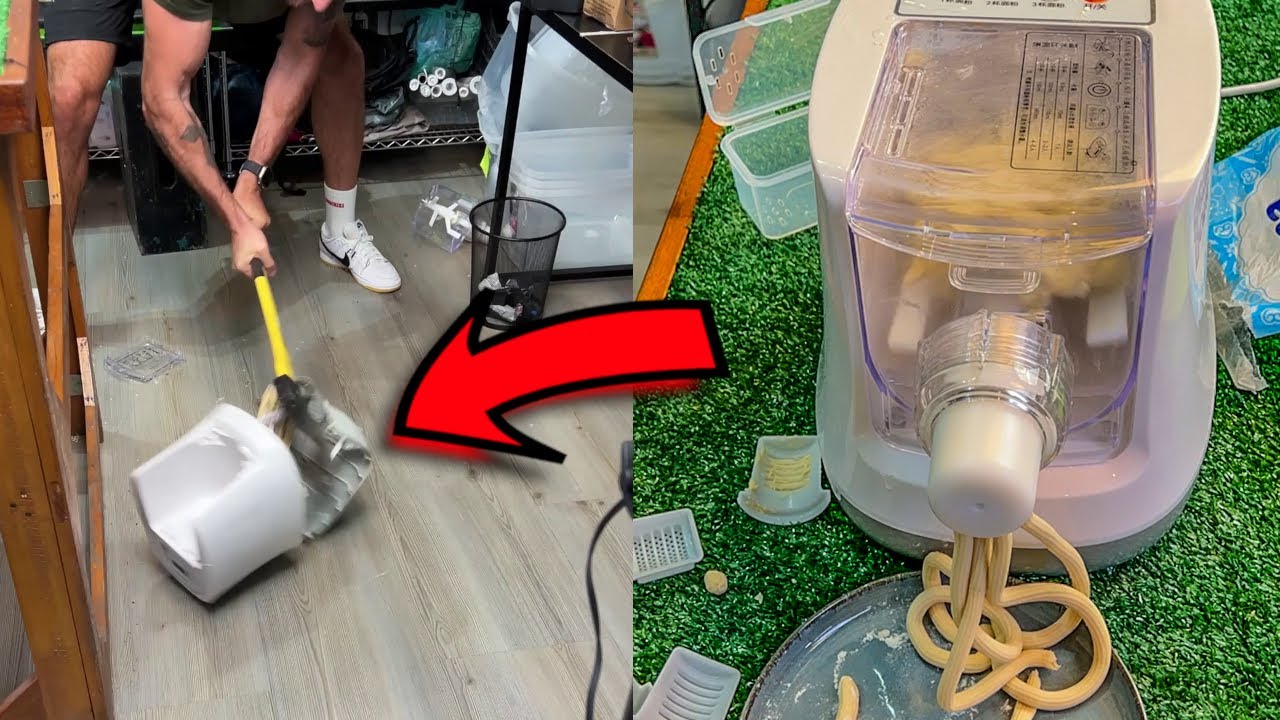 Essa máquina caracol faz MACARRÃO em casa instantaneamente! 😱 #parte2