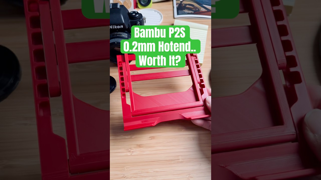 0.2mm Hotend on Bambu P2S... Worth it? #3dprinting #bambup2s #p2s #hotend #filamentextruder #tips