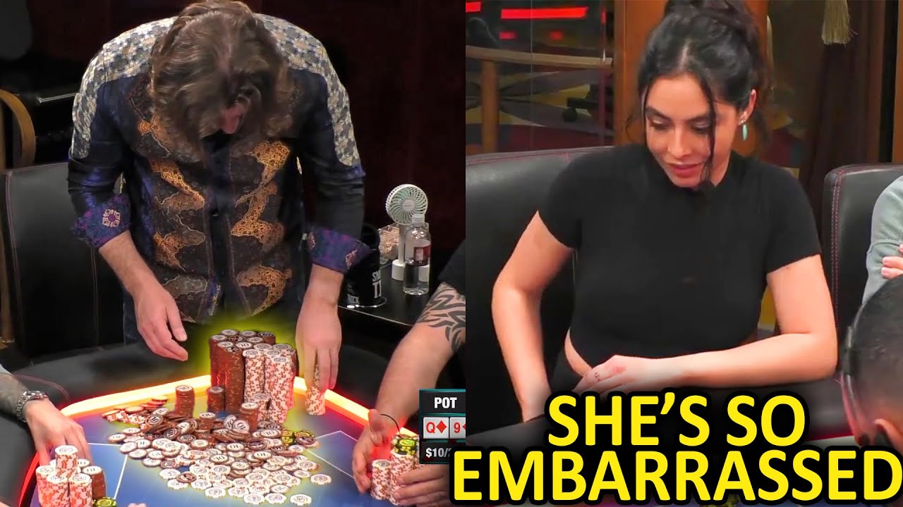 She Thought Flopping The Nuts Was Enough @Hustler Casino Live
