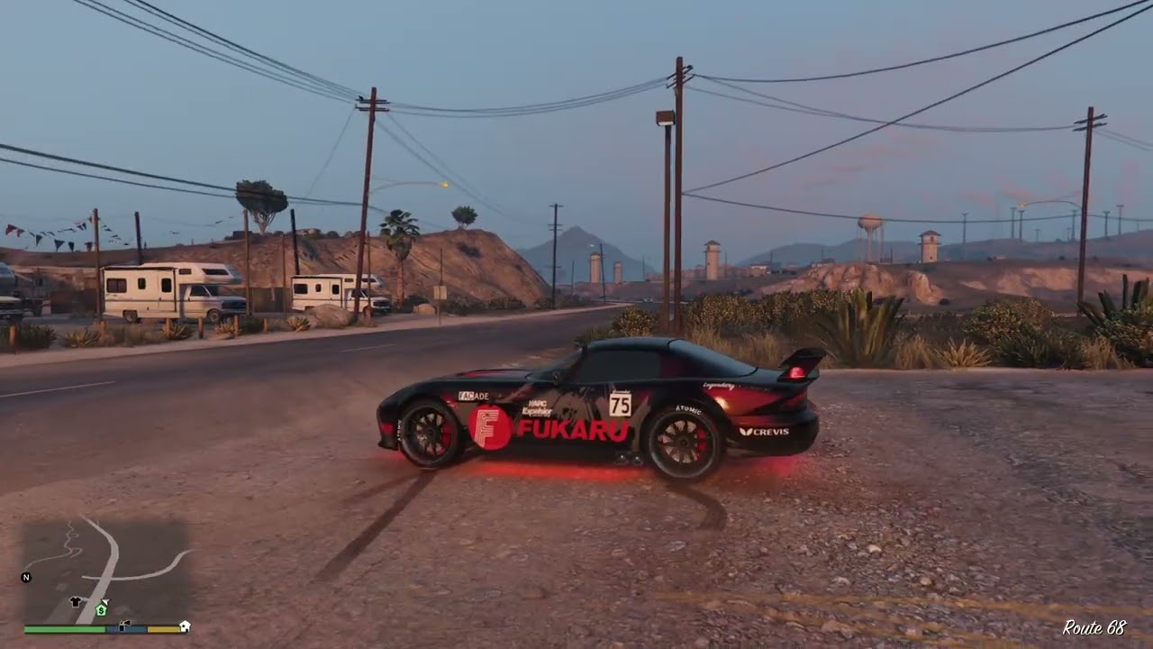 Modifying my new car in GTA5