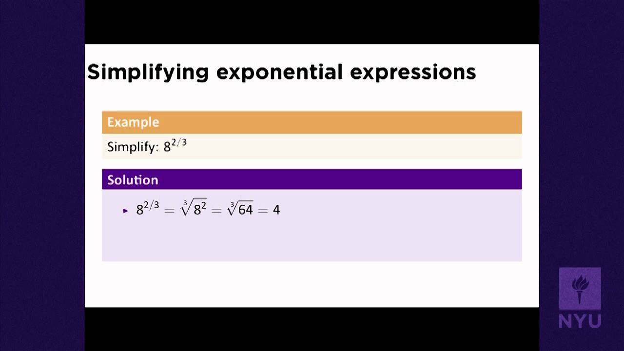 Calculus I - Exponential Functions