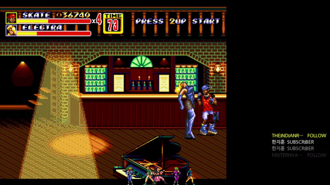Streets of Rage 2 - Skate (Sor3) Playthrough