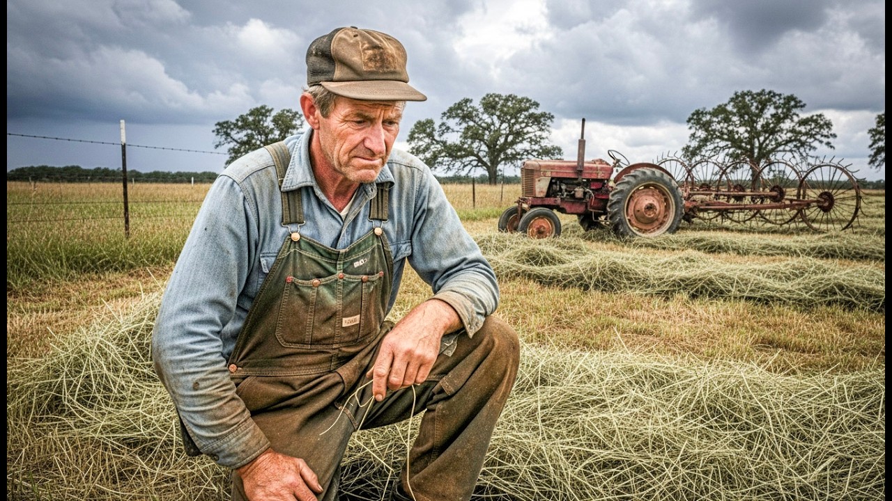 The Storm Flattened the Windrows on a Wednesday Night—He Had Two Days to Pull the Hay Off the Ground