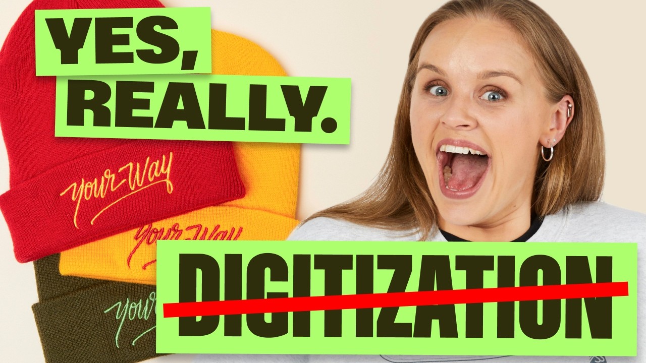 Embroidery Without Digitizing? Printify’s New EMBROIDERY-READY Fonts