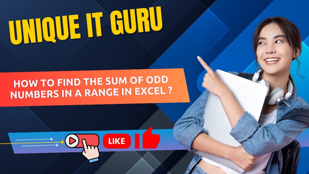 Calculate the sum of odd numbers in a given range