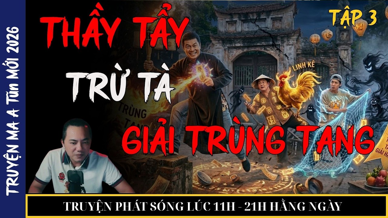 TRUYỆN MA QUÀNG A TŨN 2026 : CẬU TẨY TRỪ TÀ GIẢI TRÙNG TANG (tập 3) HẾT | TRUYỆN MA ĐÊM KHUYA