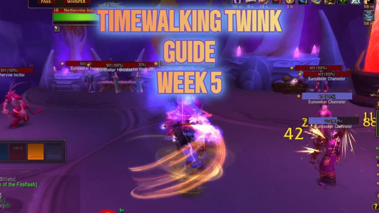 FURY WARRIOR TWINK GUIDE FOR TIMEWALKING - TURBULENT TIMEWAYS WEEK 5