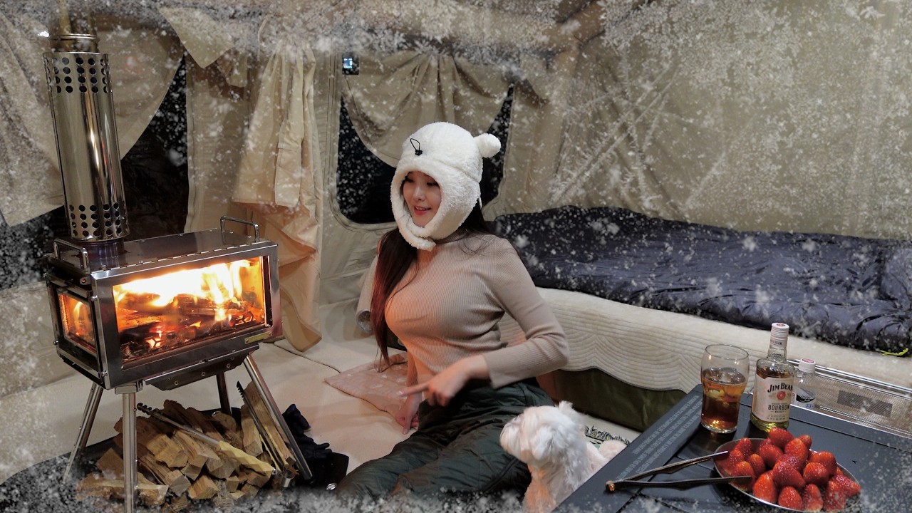 ❄️ В поисках снега…🚗 Первое использование дровяной печи Wood & Burn в заброшенной школе🔥