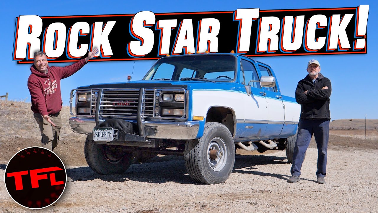 Этот квадратный GMC Sierra с заменой двигателей Cummins может стать вашим!