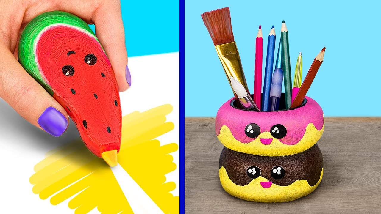 13 Fournitures Scolaires DIY Kawaii!