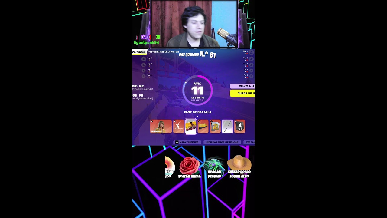 Provando fortnite