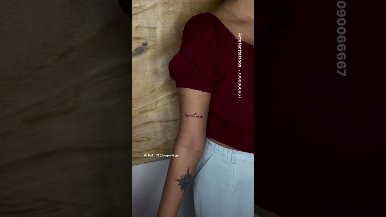 Name Tattoo Artefacttattoos Bengaluru #tattoo #artefacttattoos #tattoodesigns #tattoart