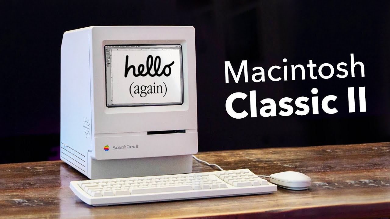 Erstaunlich modern! - 28 Jahre alter Macintosh Classic II (Retro-Preview)