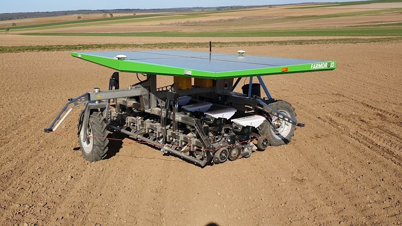 Farmdroid FD20 - Autonome Aussaat der Bio-Zuckerrüben